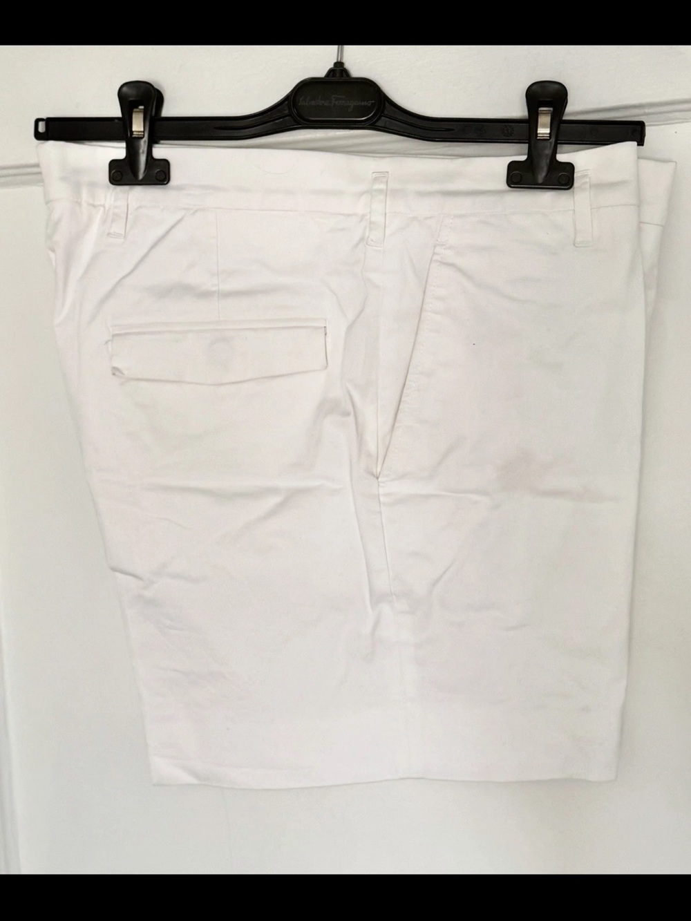 Prada White Flat-Front Men's Shorts